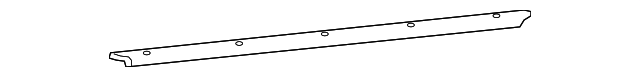 F37Z-83291A40-A Деталь UPPER MOLDING, RIGHT
