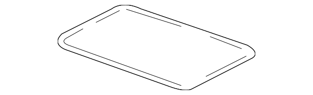 1F1Z54500A18AA SUNROOF GLASS