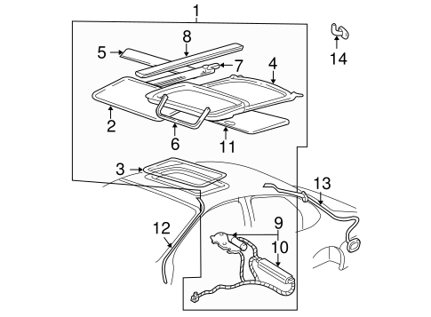 Electrical/Sunroof for 2003 Ford Taurus #1
