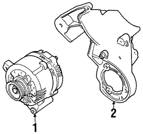 Electrical/Alternator for 1996 Ford Mustang #2