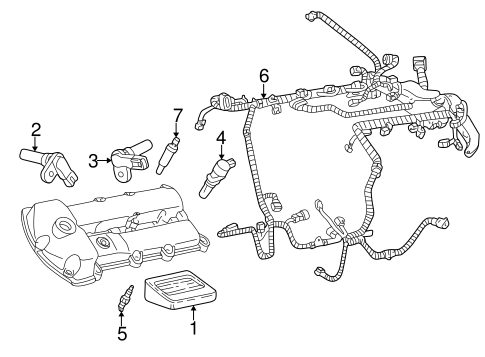 Electrical/Ignition System for 2002 Ford Thunderbird #1