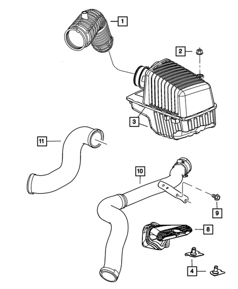 Air Cleaner for 2005 Chrysler Sebring #1