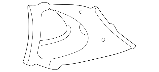 4F1Z-5452019-AAB Деталь UPPER QTR TRIM, LEFT