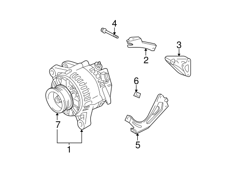 ELECTRICAL/ALTERNATOR for 1999 Toyota Sienna #1
