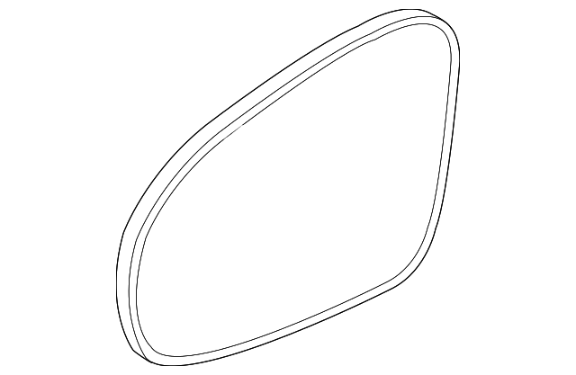 22692163 Деталь MIRROR GLASS, LEFT