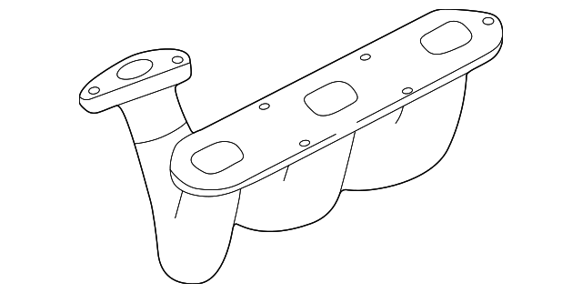 996-111-102-76 Деталь EXHAUST MANIFOLD