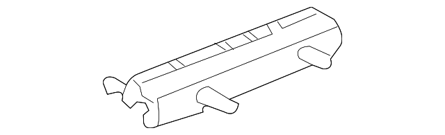 XF2Z-17A751-AA Деталь BUMPER COVER MOUNT BRACKET, LEFT