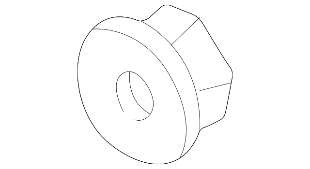 ANR5116 STABILIZER LINK NUT, RIGHT