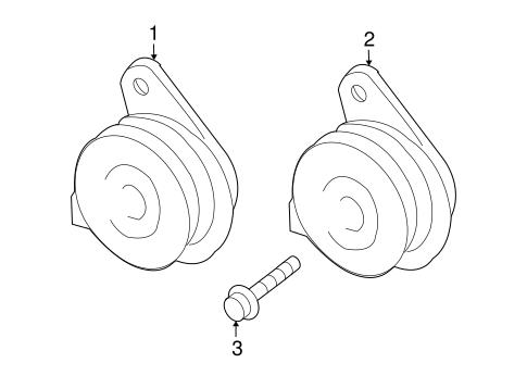 ELECTRICAL/HORN for 2009 Toyota Prius #1
