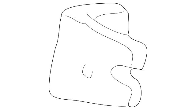F6ZZ7611083AA RAIL END BRACKET, RIGHT