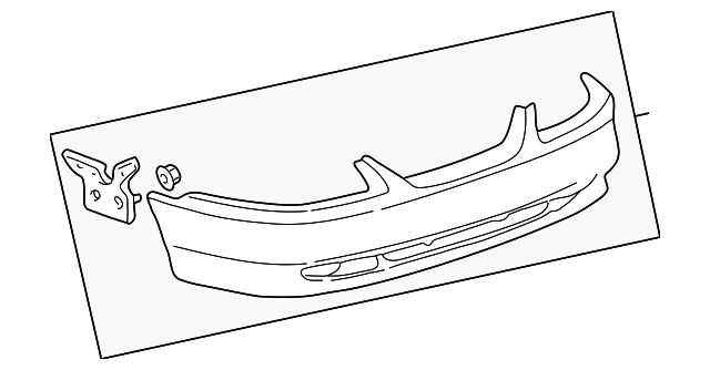 YR3Z-17D957-EA BUMPER COVER