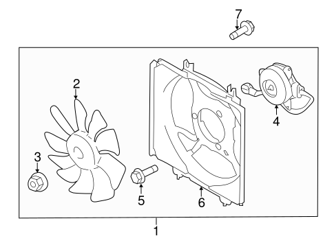 Condenser Fan for 2015 Subaru WRX STI #3