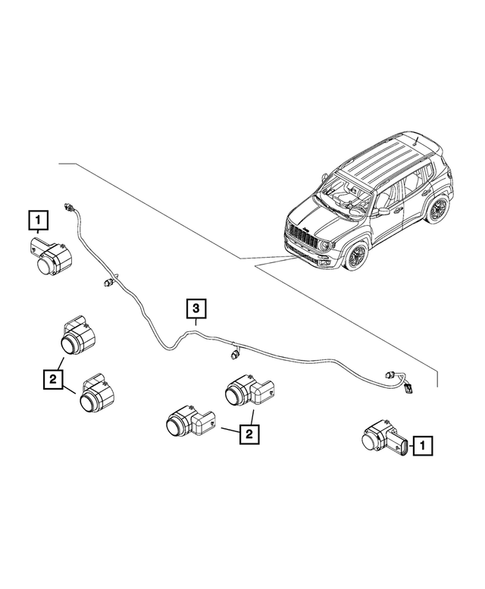 Park Assist for 2015 Jeep Renegade #1