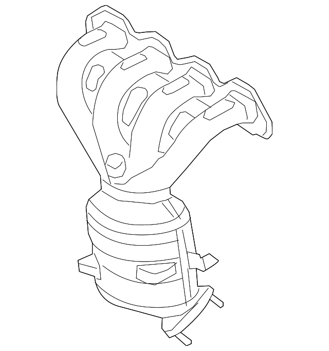 55564187 Деталь EXHAUST MANIFOLD