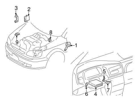 EMISSION SYSTEM/EMISSION COMPONENTS for 2003 Toyota Sienna #2
