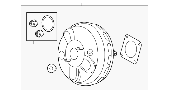 LR024469 Деталь BRAKE BOOSTER