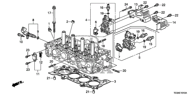 ENGINE/SPOOL VALVE (L4) for 2010 Honda ACCORD COUPE #1
