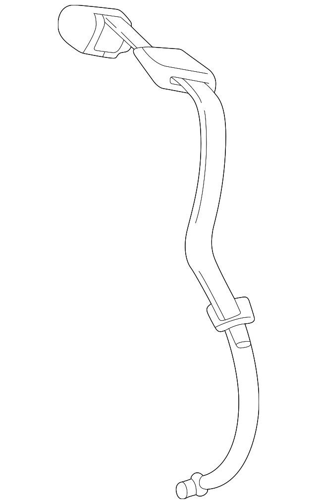 6F9Z-74600A38-CA Деталь CENTER SEAT BELT