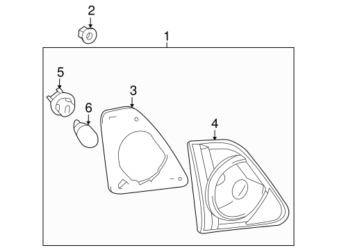 ELECTRICAL/BACKUP LAMPS for 2010 Toyota Corolla #1