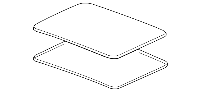 22735554 Деталь SUNROOF GLASS