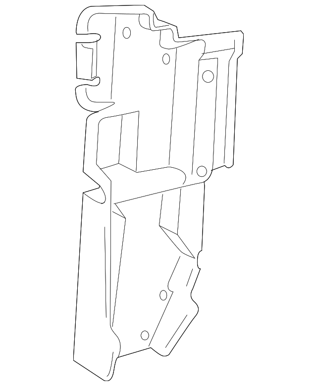 92087692 Деталь SIDE BAFFLE, RIGHT