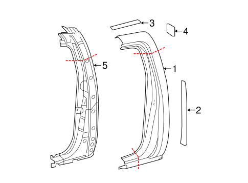 BODY/SIDE PANEL & COMPONENTS for 2016 Toyota Tacoma #2
