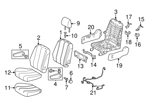 BODY/SECOND ROW SEATS for 2016 Toyota Sienna #7