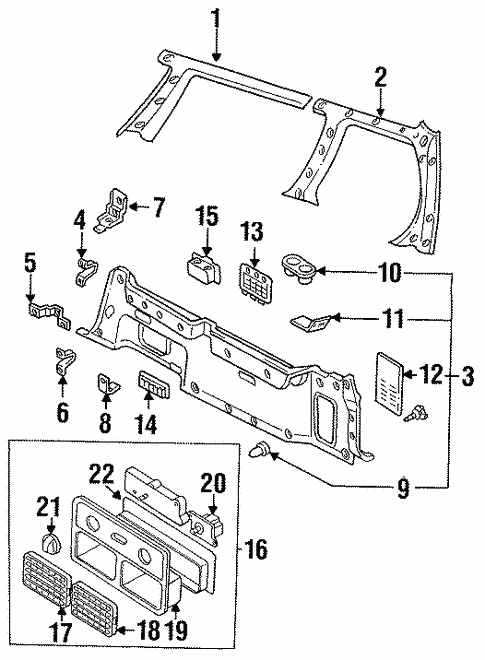 Auxiliary Heater & AC for 1995 Nissan Quest #1