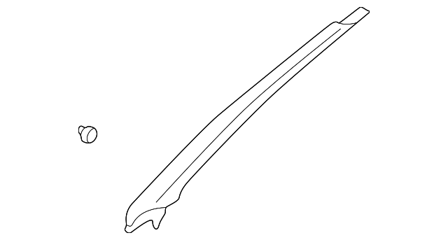 32011343 Деталь WINDSHIELD PILLAR TRIM, RIGHT