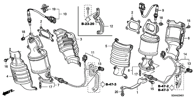 Engine/Converter (V6) for 2007 Honda ACCORD SEDAN #1