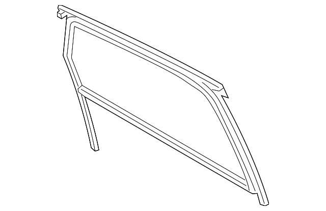 95B-839-431-A Деталь RUN CHANNEL, LEFT