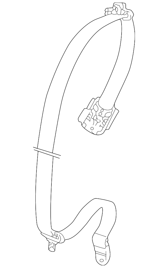 996-803-036-07-A23 Деталь BELT & RETRACTOR, RIGHT