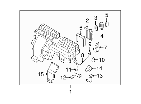 Evaporator Components for 2006 Hyundai Azera #0