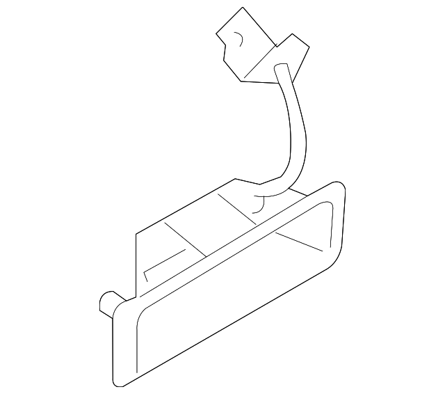 7A1Z-13508-CAPTM HANDLE, OUTSIDE