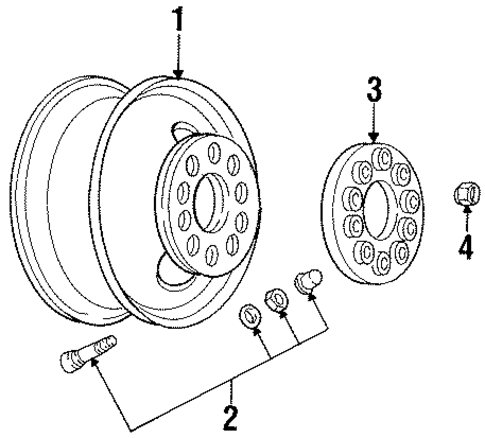 K3500 Pickup Колеса 3