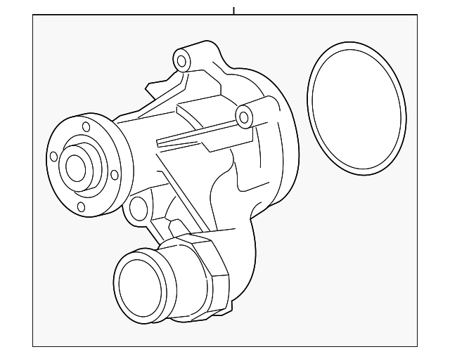 7R3Z-8501-BB Деталь WATER PUMP