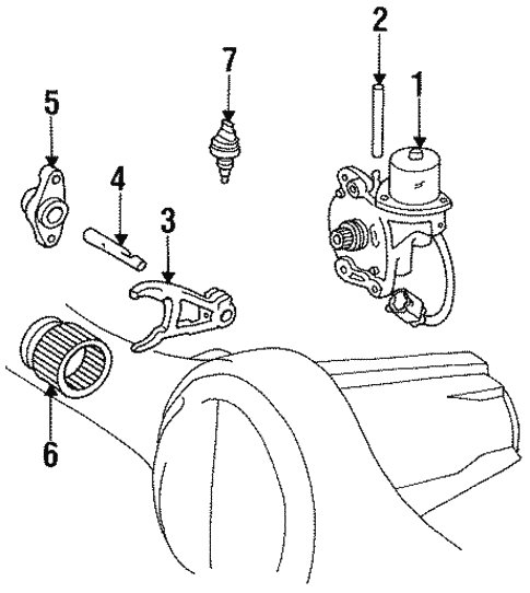 Front Suspension/Actuator for 1996 Toyota Land Cruiser #1