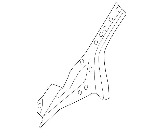 DP5Z-5402508-B Деталь INNER PILLAR, RIGHT