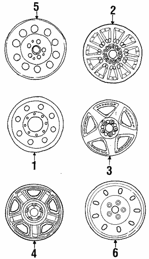 Wheels for 2000 Ford Windstar #0