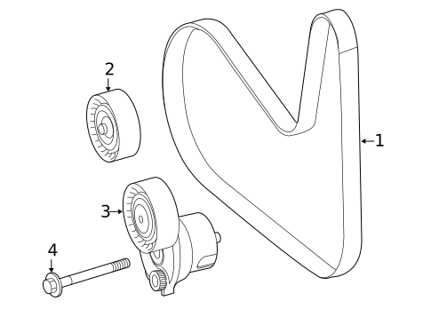 Belts & Pulleys for 2020 Mercedes-Benz E 350 #0