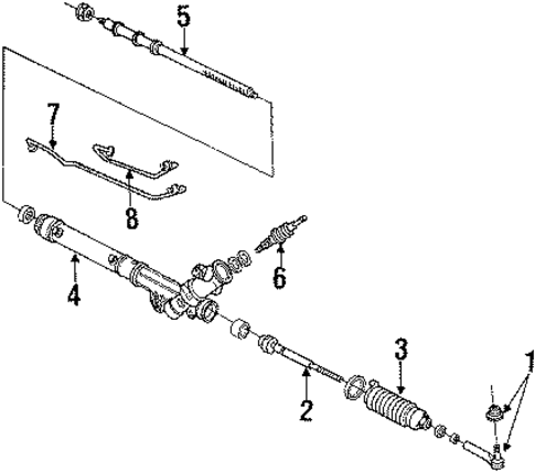 Lumina APV POWER STEERING GEAR & PUMP 2