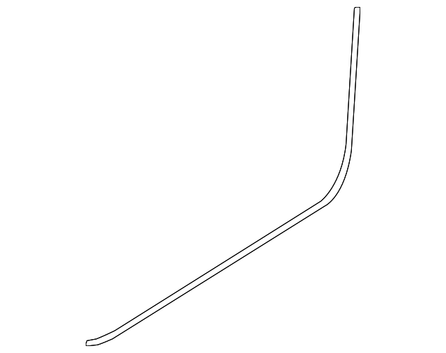30787414 Деталь LOWER W'STRIP, LEFT