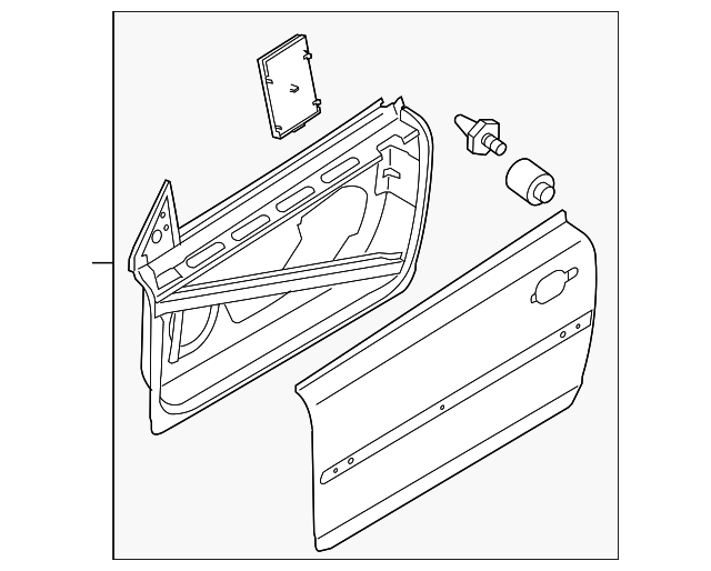 31335476 Деталь DOOR SHELL, RIGHT