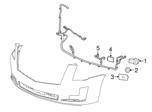 Wire, Cable & Related Components for 2018 Cadillac Escalade ESV #0