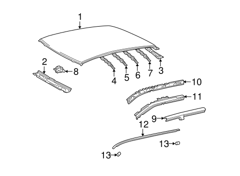 BODY/ROOF & COMPONENTS for 2006 Scion xA #2