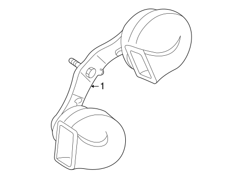 Electrical/Horn for 2004 Ford Freestar #1