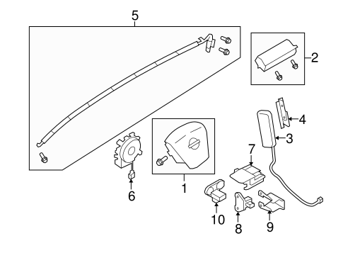 ELECTRICAL/AIR BAG COMPONENTS for 2013 Nissan Murano #1