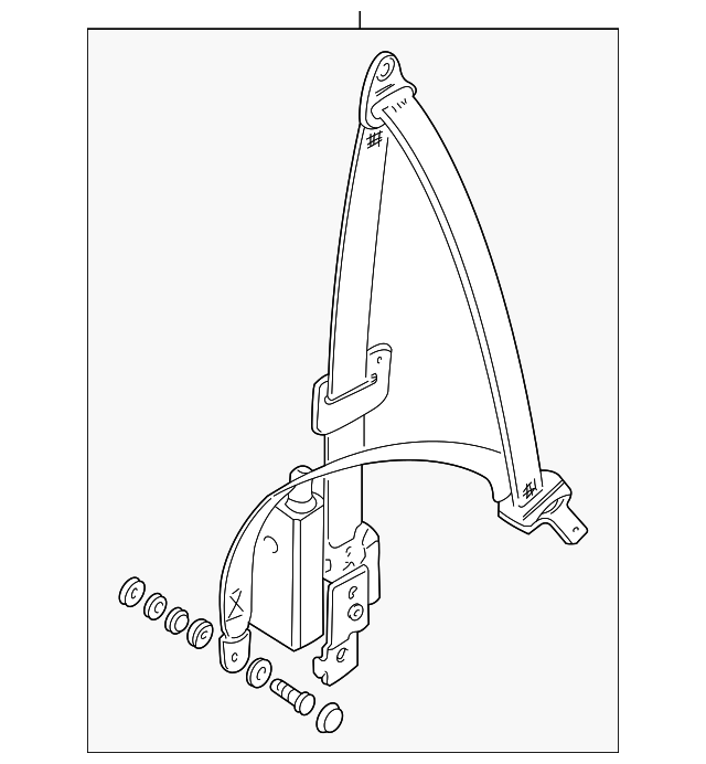 XR824983AEK Деталь RETRACTOR ASSY, RIGHT