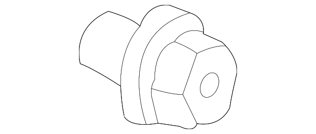 XR81960 Деталь HEIGHT ADJUSTER NUT, LEFT