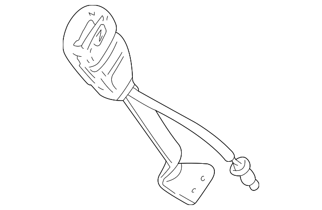 C2C41055LEG Деталь BUCKLE, LEFT